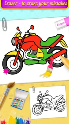 Vehicles Coloring Book android App screenshot 2