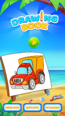 Vehicles Coloring Book android App screenshot 6